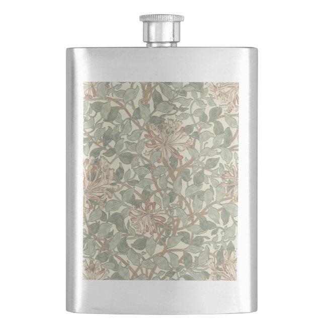 Cantil Suave Verde Vintage William Morris Honeysuckle (Frente)