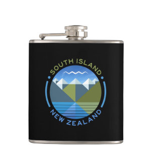 CANTIL SUL-ILHA NOVA ZELÂNDIA HIP FLASK