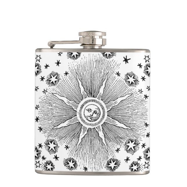 Cantil Sun Stars Antiguamente Night Sky Medieval Zodieval (Frente)