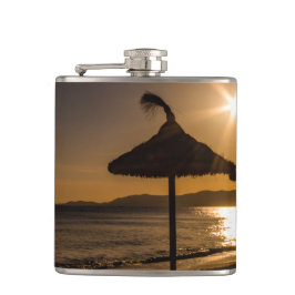 Cantil Sunset na praia, Maiorca, Espanha