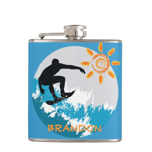 Cantil Surfing Design Flask