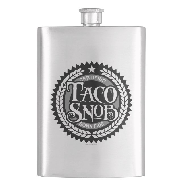Cantil Taco Snob - amante engraçado do taco (Frente)