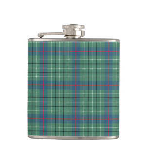Cantil Tartan antigo verde e azul da luz de Duncan do cl
