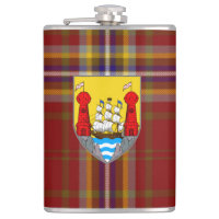 Tartan & crista irlandeses da cortiça do condado