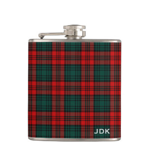 Cantil Tartan de Kerr do clã Monogrammed