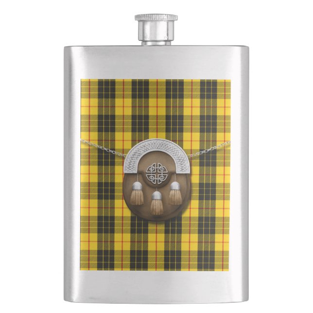 Cantil Tartan e Sporran de MacLeod do clã (Frente)