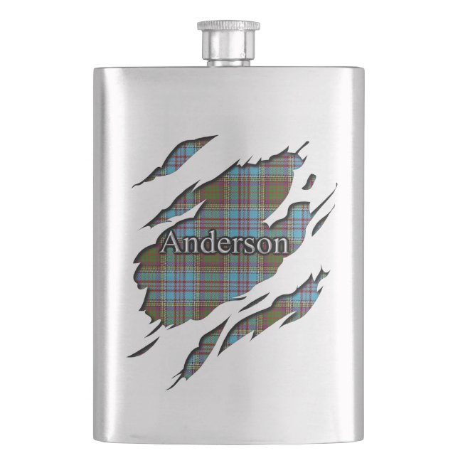 Cantil Tartan escocês de Anderson do clã (Frente)