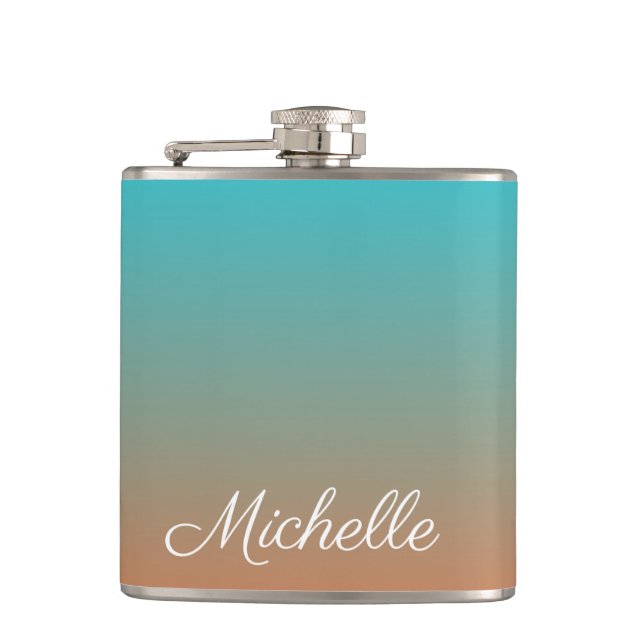 Cantil Tecido marrom e azul personalizado (Frente)