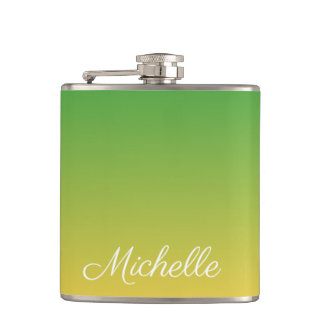 Cantil Tecido verde e amarelo personalizado
