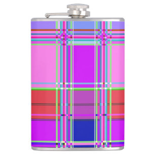Cantil Tecido Xadrez Rosa Padrão de Tecido Madras