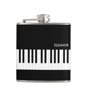 Cantil Teclas de Piano Preto e Branco Teclado de Música