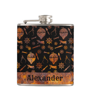 Cantil Tema Pequeno Steampunk Colorir Balões enferrujados