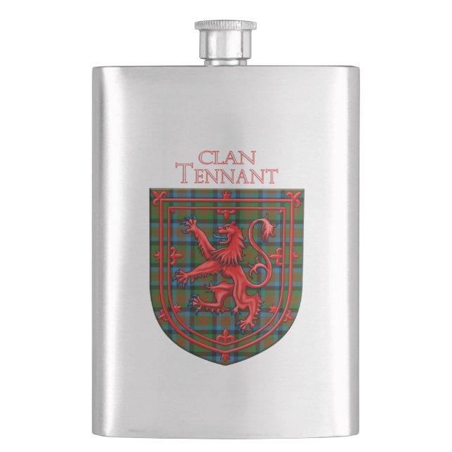Cantil Tennant Tartan Scottish Xadrez Lion Rampant (Frente)
