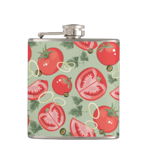 Cantil Teste padrão abstrato com tomate