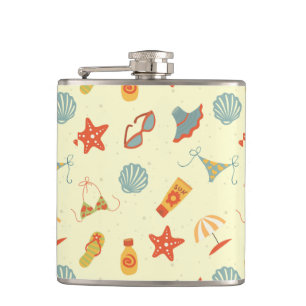 Cantil Teste padrão da praia do verão