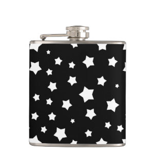Cantil Teste padrão de estrelas preto e branco