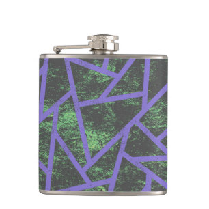 Cantil Teste padrão de mosaico violeta e verde