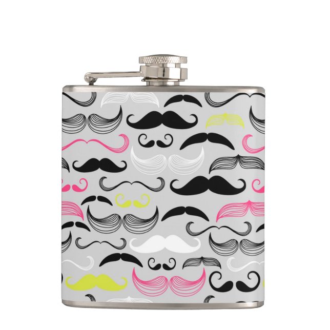 Cantil Teste padrão do bigode, estilo retro (Frente)