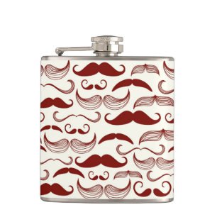 Cantil Teste padrão do bigode, estilo retro 3