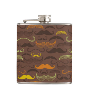Cantil Teste padrão do bigode, estilo retro 5