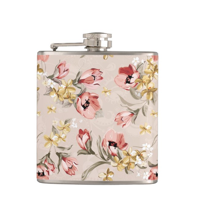 Cantil Teste padrão floral 3 da elegância abstrata (Frente)