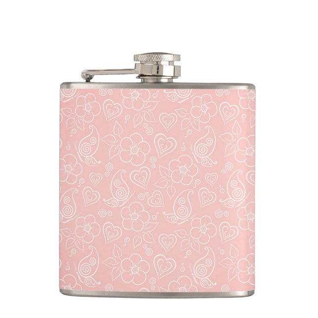 Cantil Teste padrão floral decorativo (Frente)