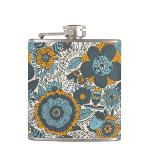 Cantil Teste padrão floral do vintage
