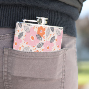 Cantil Teste padrão floral retro bonito