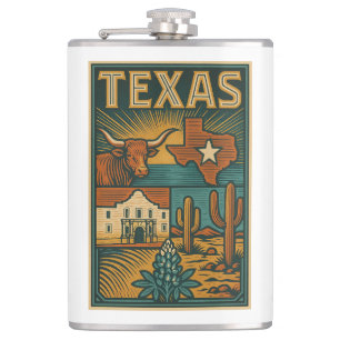 Cantil Texas Flask - Flask - Stainless Steel Pocket