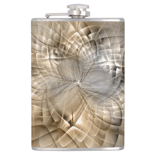 Cantil Textura de Arte Fractal Moderno Abstrato Tons da T (Frente)