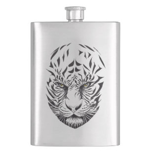 Cantil Tiger Wild Animal Nature Illustration Art Tatuagem