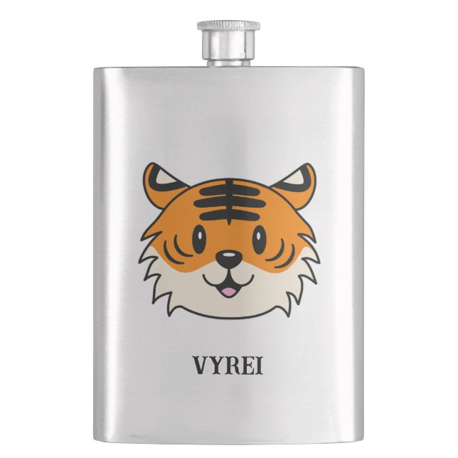 Cantil Tigre de Cartoon Sorridente (Frente)