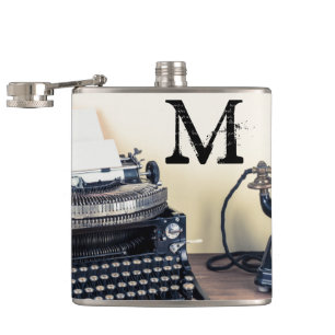 Cantil Tipo garrafa retro do vintage do uísque do