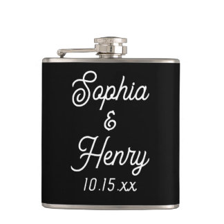 Cantil Tipografia de Script Elegante de Casamento Branco