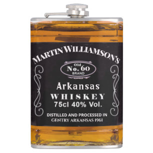 Cantil Tipografia De Vintagem Personalizada De Aniversári