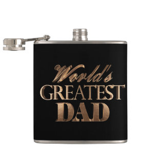 Cantil Tipografia Dourado preta elegante do grande pai do