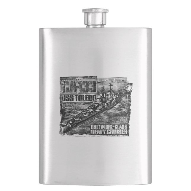 Cantil Toledo Flask de cruzeiro pesado (Frente)