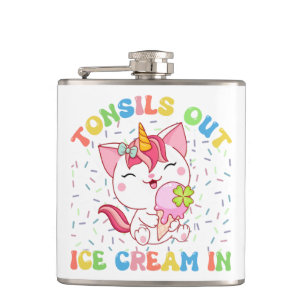 Cantil Tonsils Out, Sorvete In   Unicorn Cat