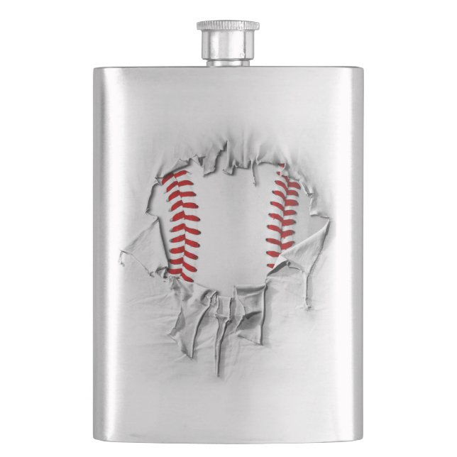 Cantil Torn Baseball Flask (Frente)