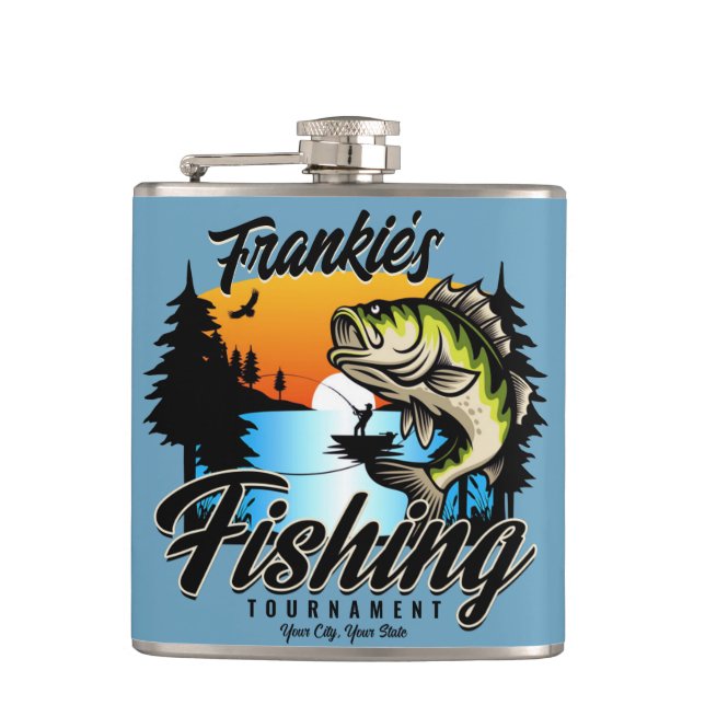 Cantil Torneio de Pesca Personalizado Peixe Pescador Trut (Frente)
