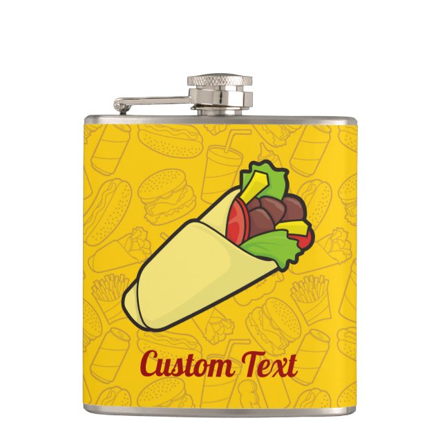 Cantil Tortilla Sandwich Wrap Flask (Frente)