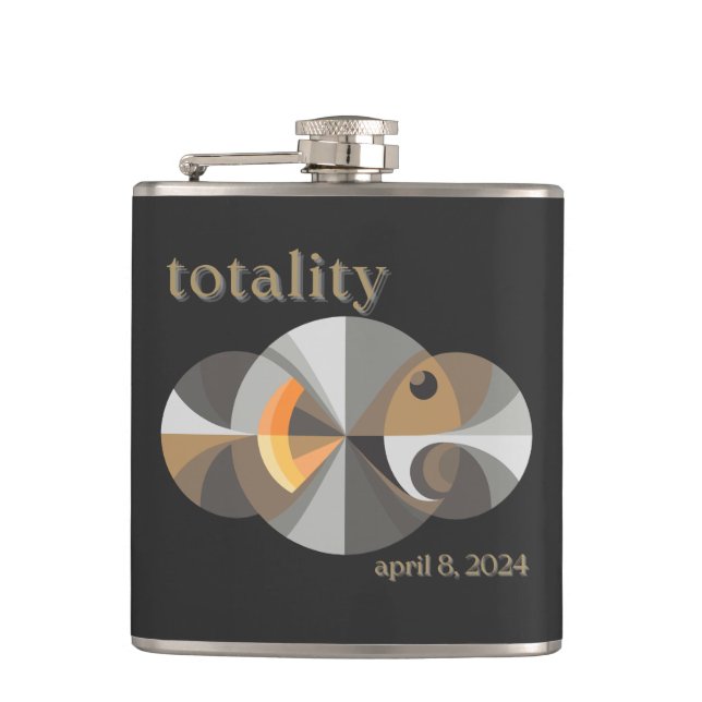 Cantil Total de Eclipse Solar 2024 design engraçado. Tota (Frente)