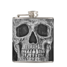 Tótamo Crânio Rosto Preto E Legal Grunge Branco