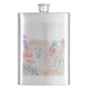 Cantil Trabalho de arte de Crianças Personalizadas, dois