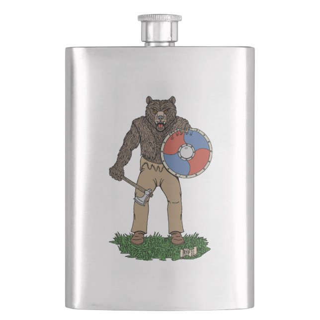 Cantil Transformou o Viking Berserker ou Werebear (Frente)