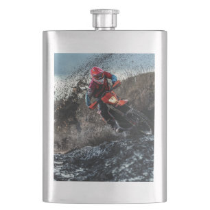 Cantil Travesseiro decorativo de motociclista