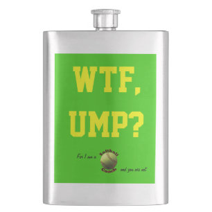 Cantil Treinador amarelo WTF Ump do softball?