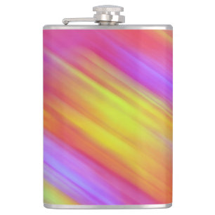 Cantil Trendy Neon Bright Red Pink Abstrato