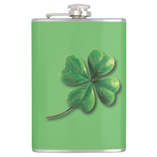 Cantil Trevo Irlandês Verde Moderno (Frente)