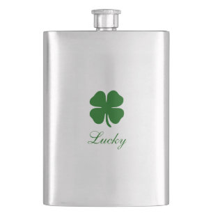 Cantil Trevo Verde da Sorte Personalizado